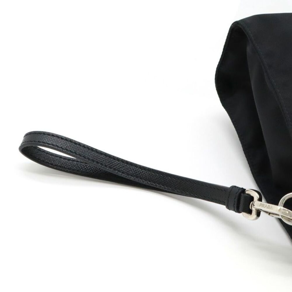 Prada Nylon Leather Clutch Bag - Picture 7 of 7
